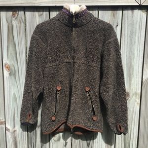 Retro 70’s fleece jacket